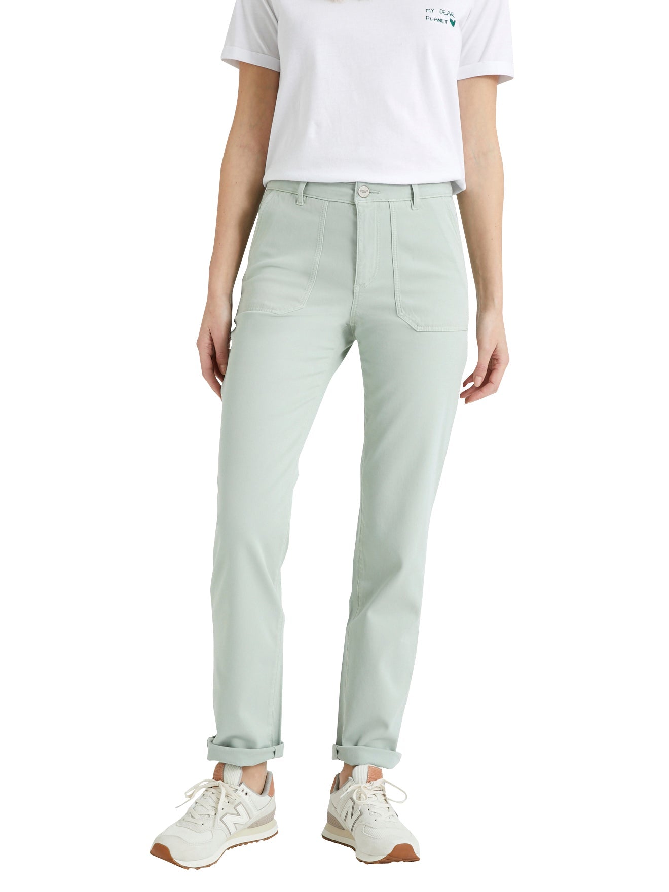 Pantalon Cargo Coto - Vert Clair Grise - Femme