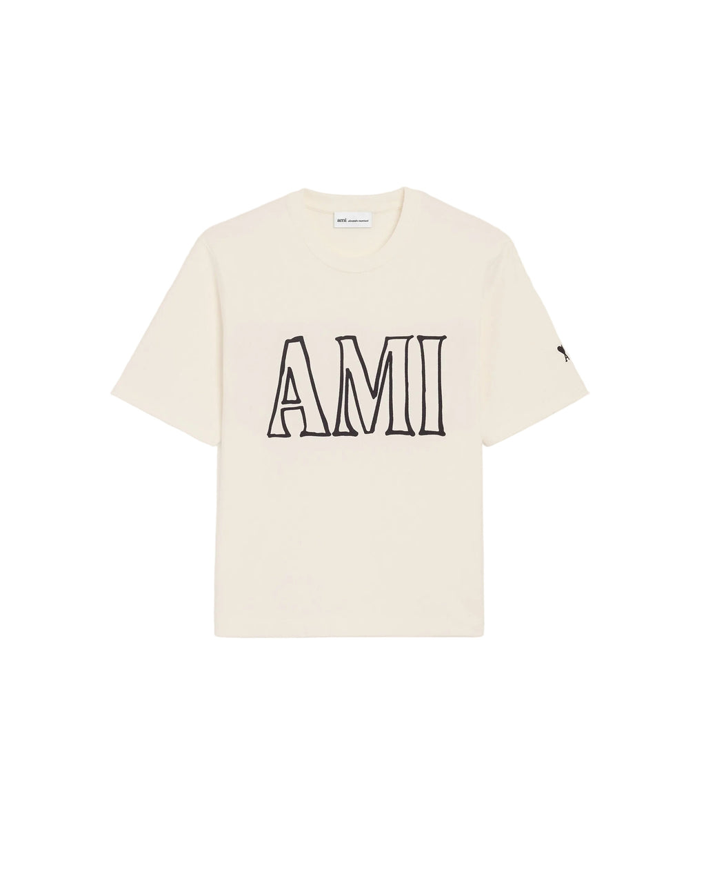 Ami Paris - T-Shirt Print – Blanc