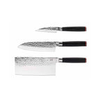 Set Asiatique De Couteaux - Collection Pakka - 3 Pièces