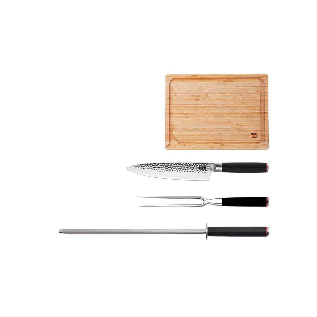 Set Barbecue De Couteaux - Collection Pakka - 4 Pièces