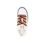 Baskets Lanvin Cotton Lace-Up - White - Femme