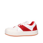 Baskets Palm Angels Leather Logo - Red - Homme