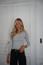 Pull Fin Polly - Gris
