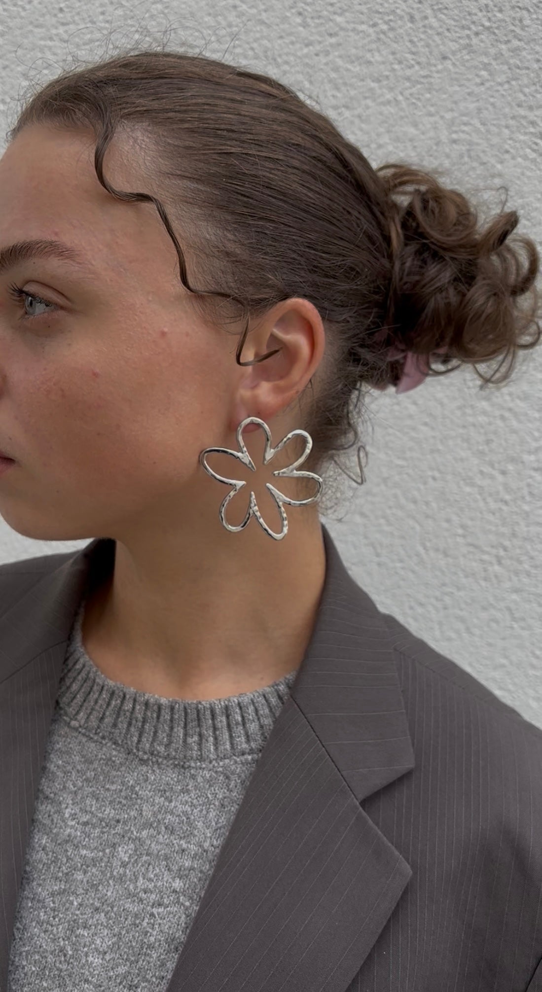 Boucles D'Oreilles Huge Flower