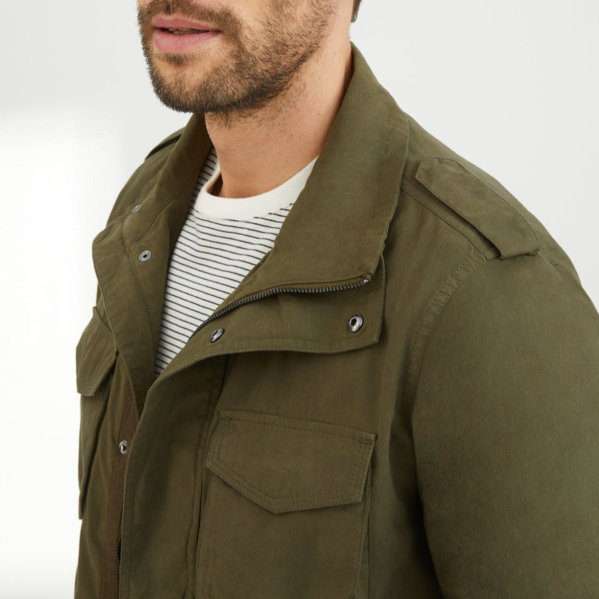 Saharienne - Vert Moyen Uni - Homme