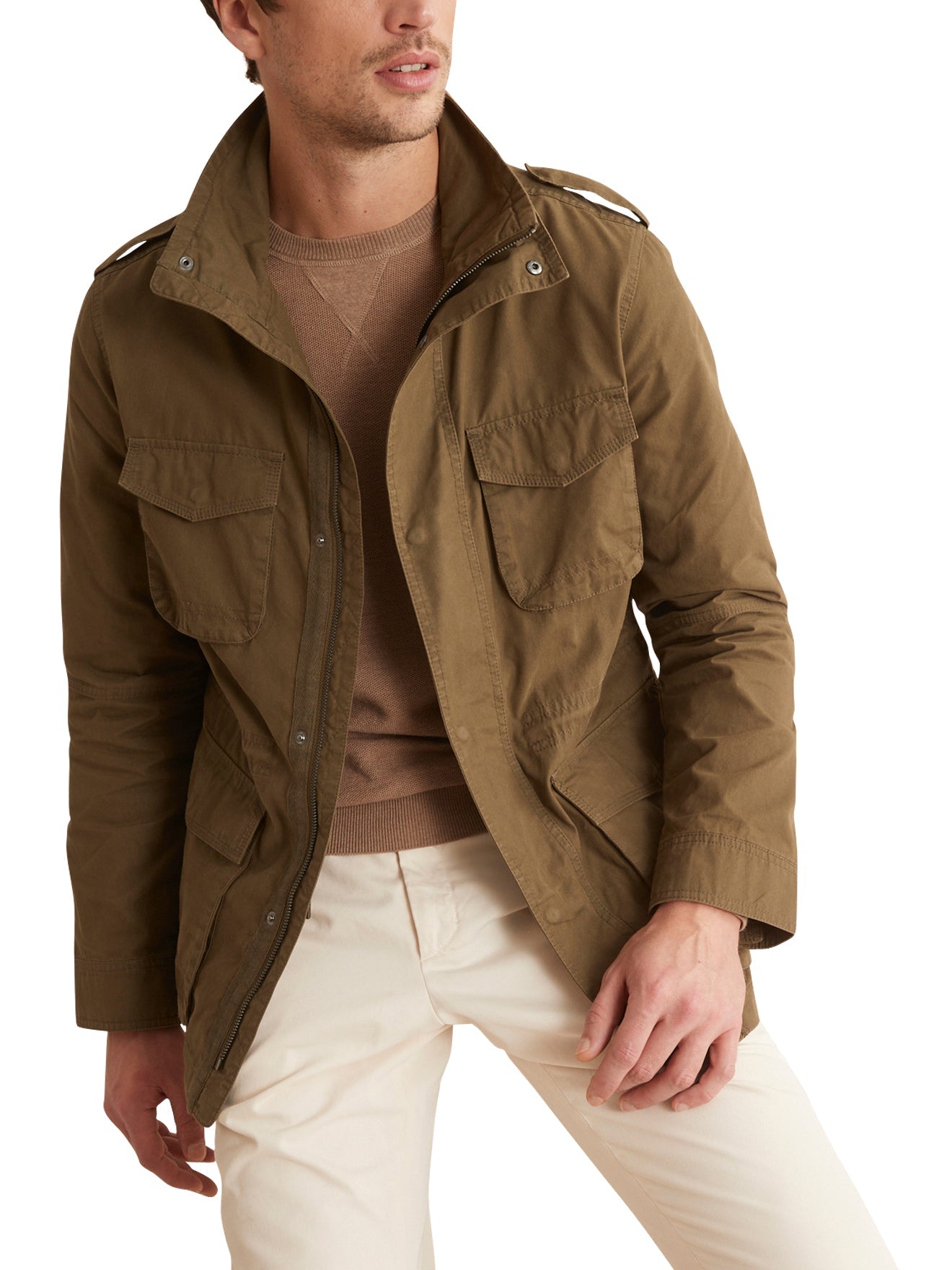 Saharienne - Vert Moyen Uni - Homme