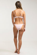 Rhythm - Haut de Maillot Melody Tie Front Underwire Top - Rose - Femme