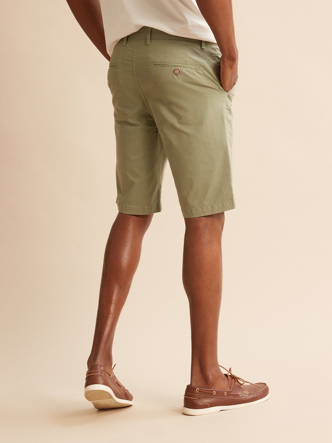 Bermuda Pois - Bleu Moyen Imprime - Homme