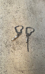 Boucles D'Oreilles Asymetric Heart