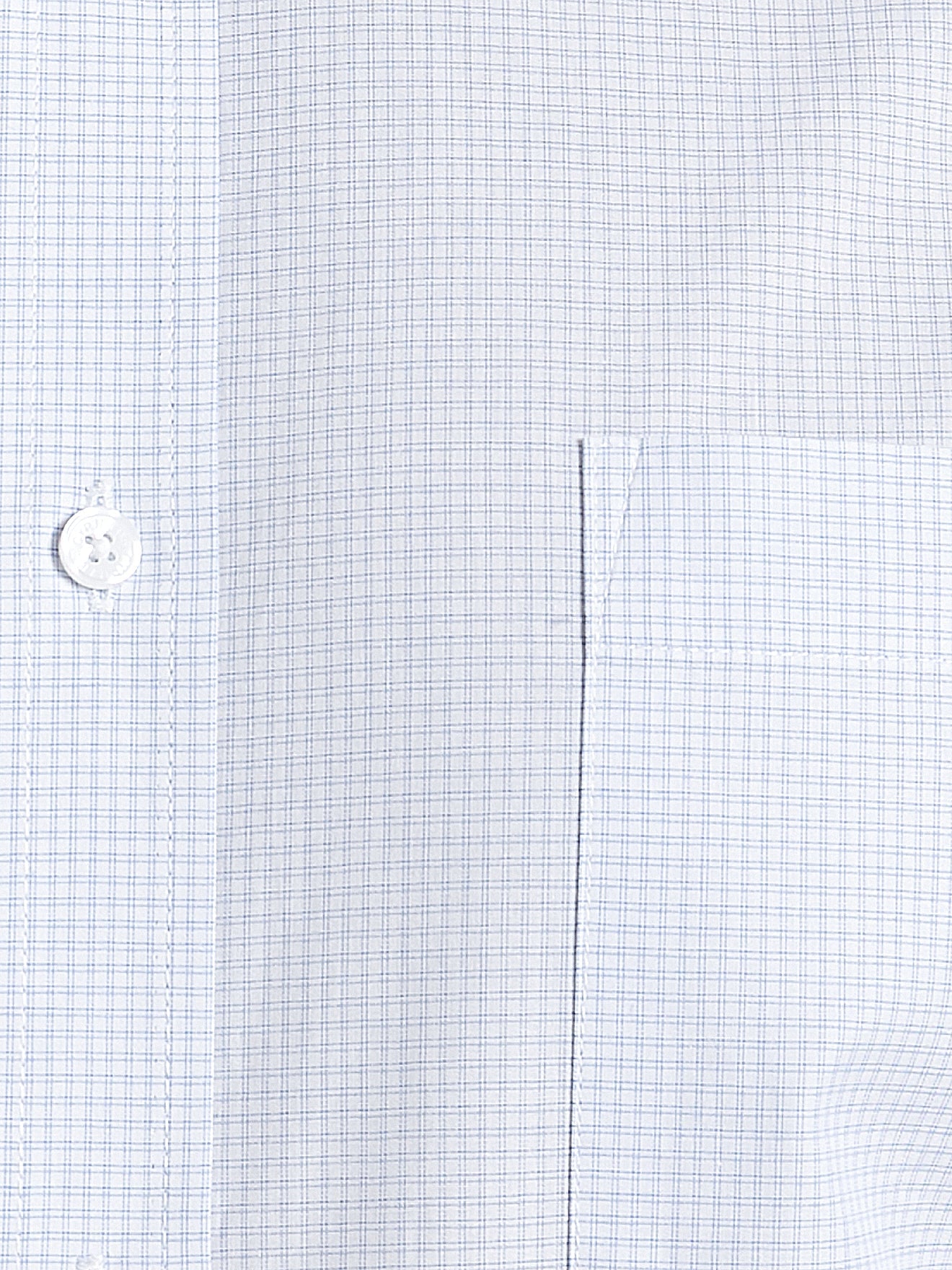 Chemise Cla Ni Car - Blanc Clair Carreaux - Homme