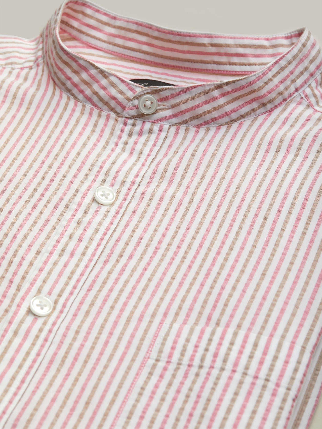 Chemise Sli Cm - Rose Moyen Raye - Homme