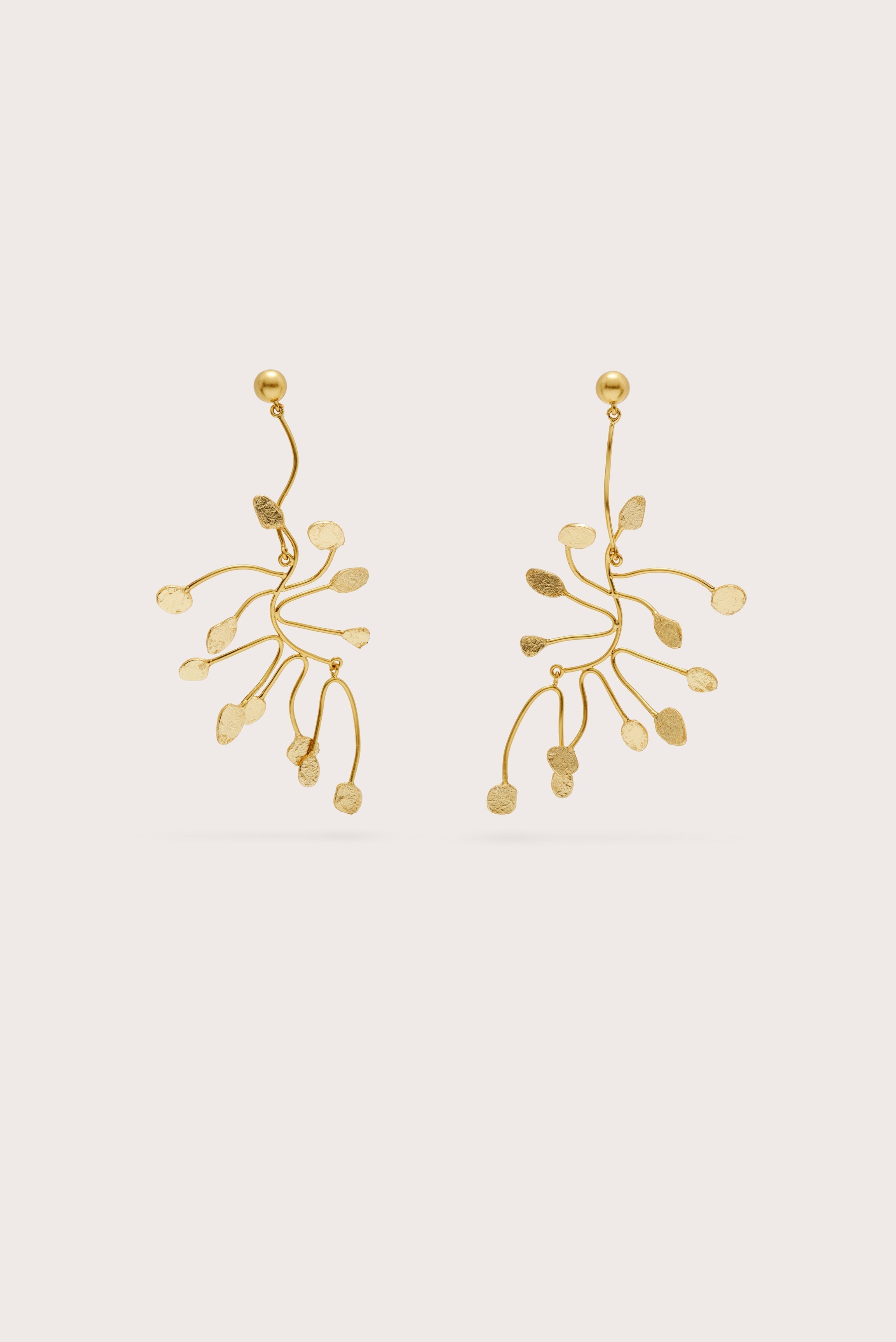Boucles D'Oreilles Ilaria - Gold Foiled