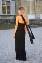 Robe Bustier Unie Malo - Noire