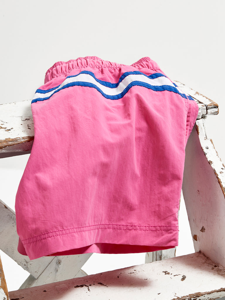 Cyrillus - Short de Bain Bande Bico - Rose Moyen Multicolore - Homme