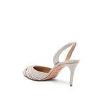 Escarpins - Aquazzura Gatsby 85Mm Crystal-Embellished - Silver