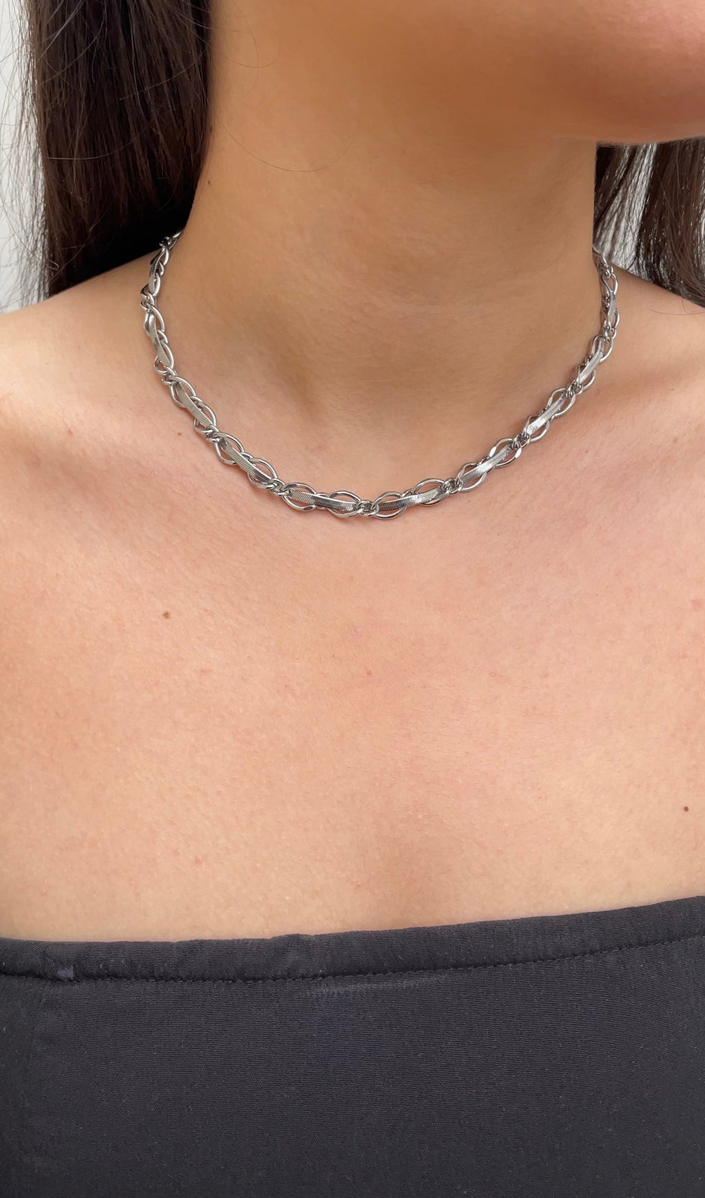 Collier Flat X Chain