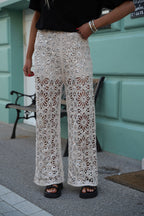 Pantalon Crochet Rosie - Beige