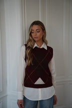 Pull Sans Manches Loona - Bordeaux