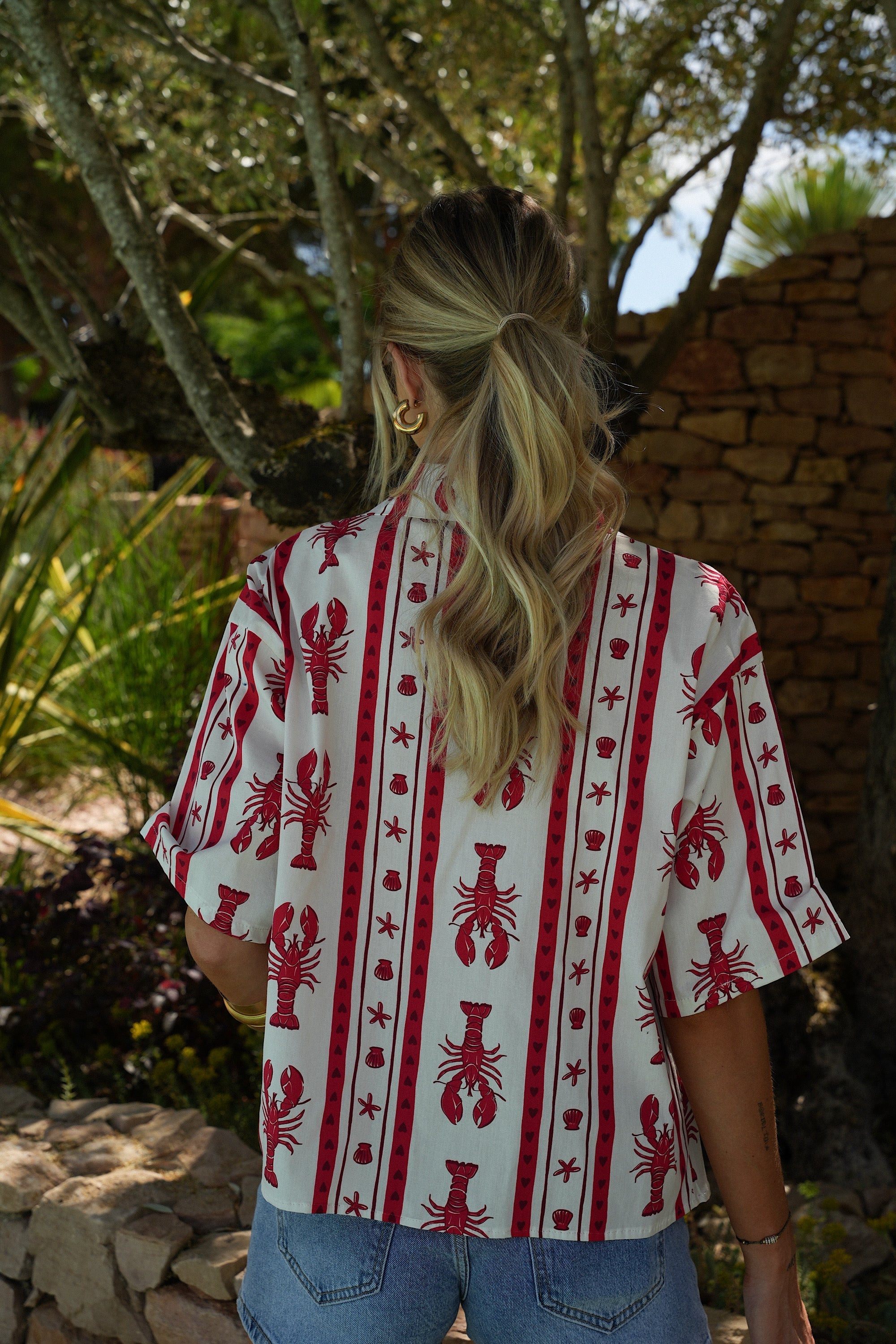 Chemise Imprimée Ulysse - Rouge