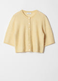 Gilet Es Poppy En Mohair Mélangé - Jaune