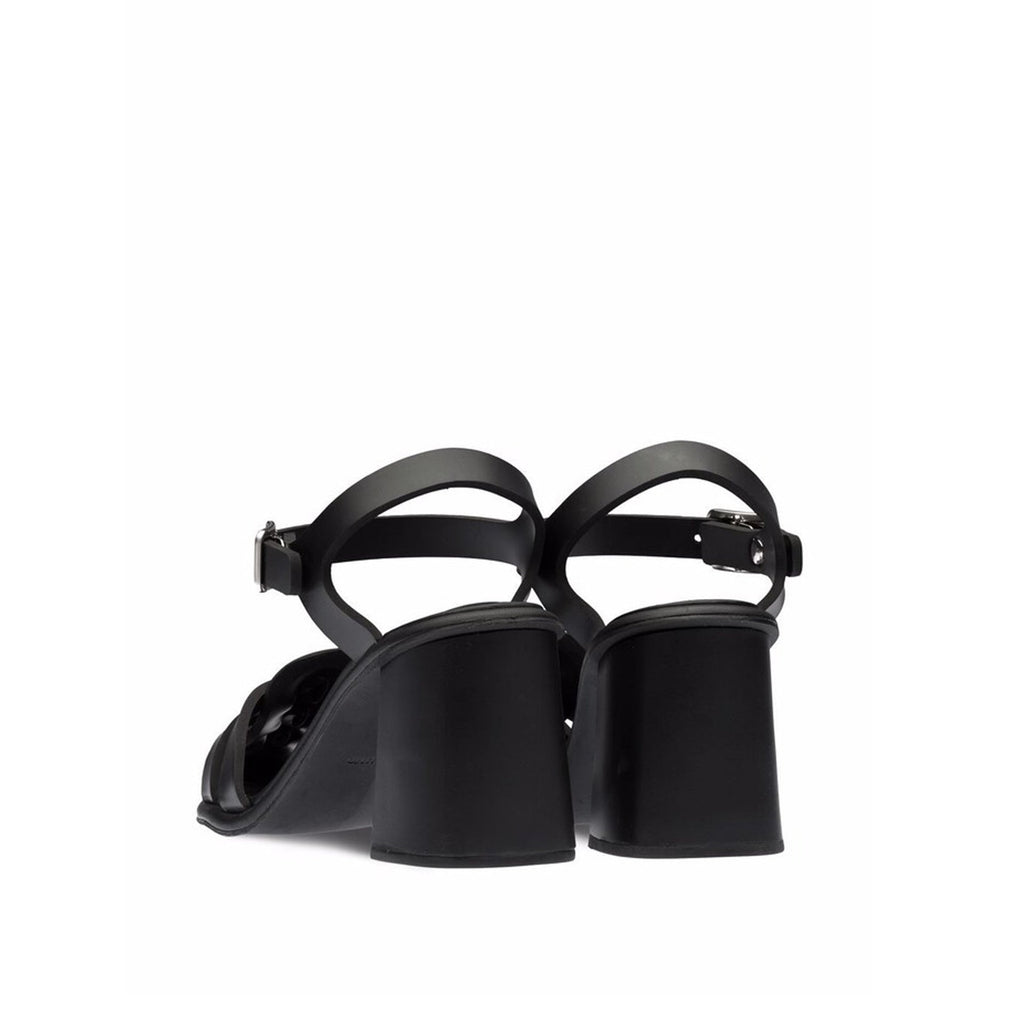 Miu Miu Caged-Toe Sandals - Black - Femme