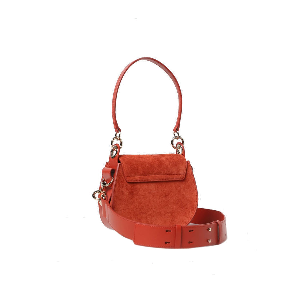 Chloe' Tess Small Shoulder Bag - Orange - Femme