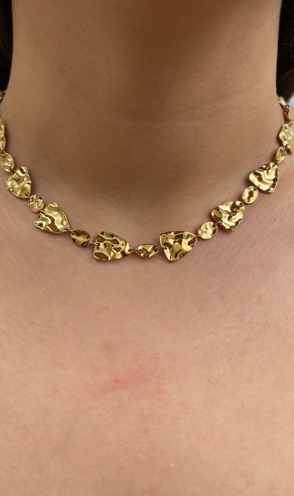Collier Hammered