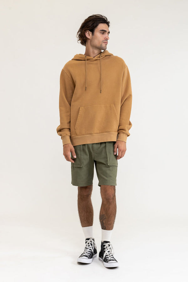Rhythm - Sweatshirt Worn Path Hood Fleece - Tobacco - Homme