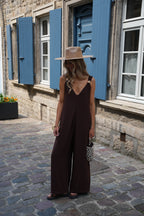 Combinaison Pantalon Karen - Chocolat