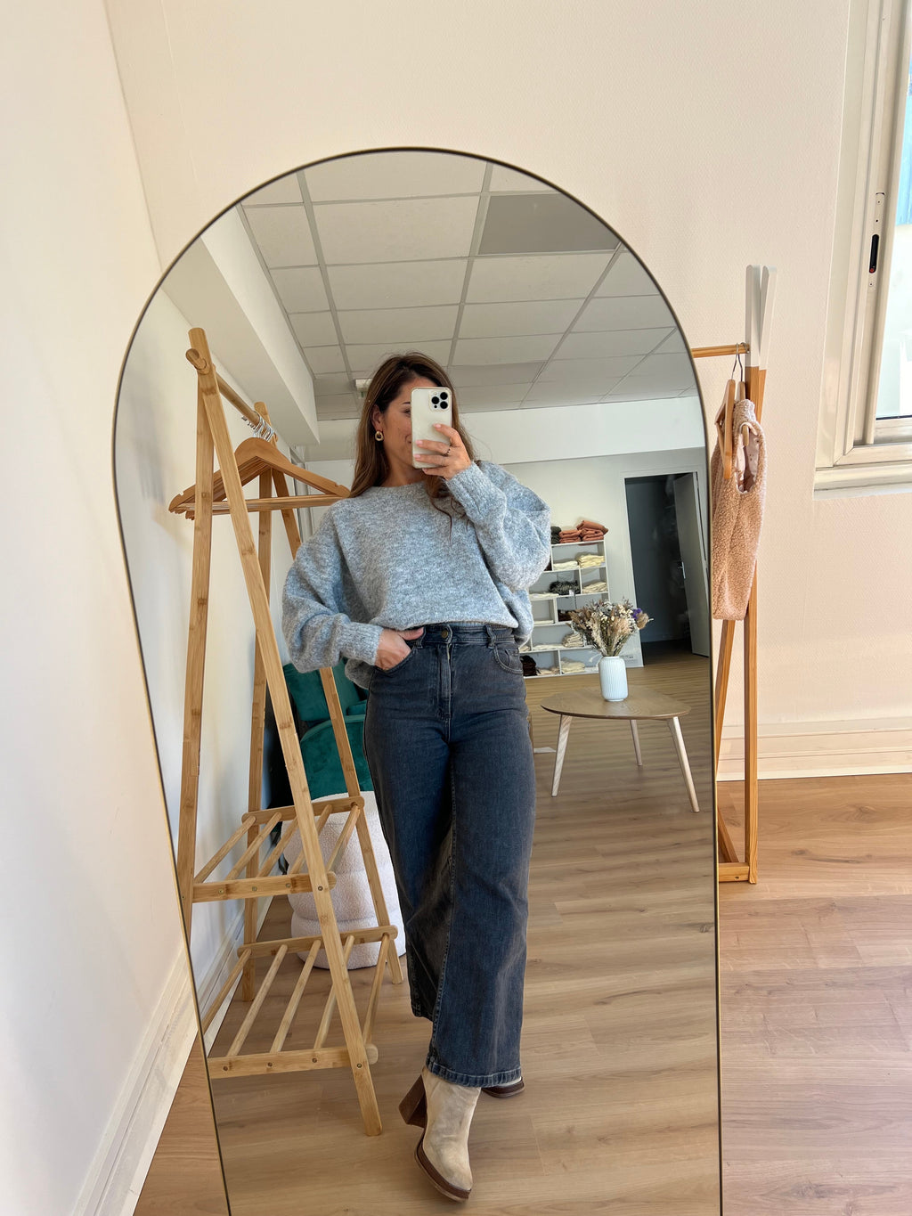 Pull Louise Gris