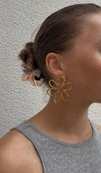 Boucles D'Oreilles Huge Flower