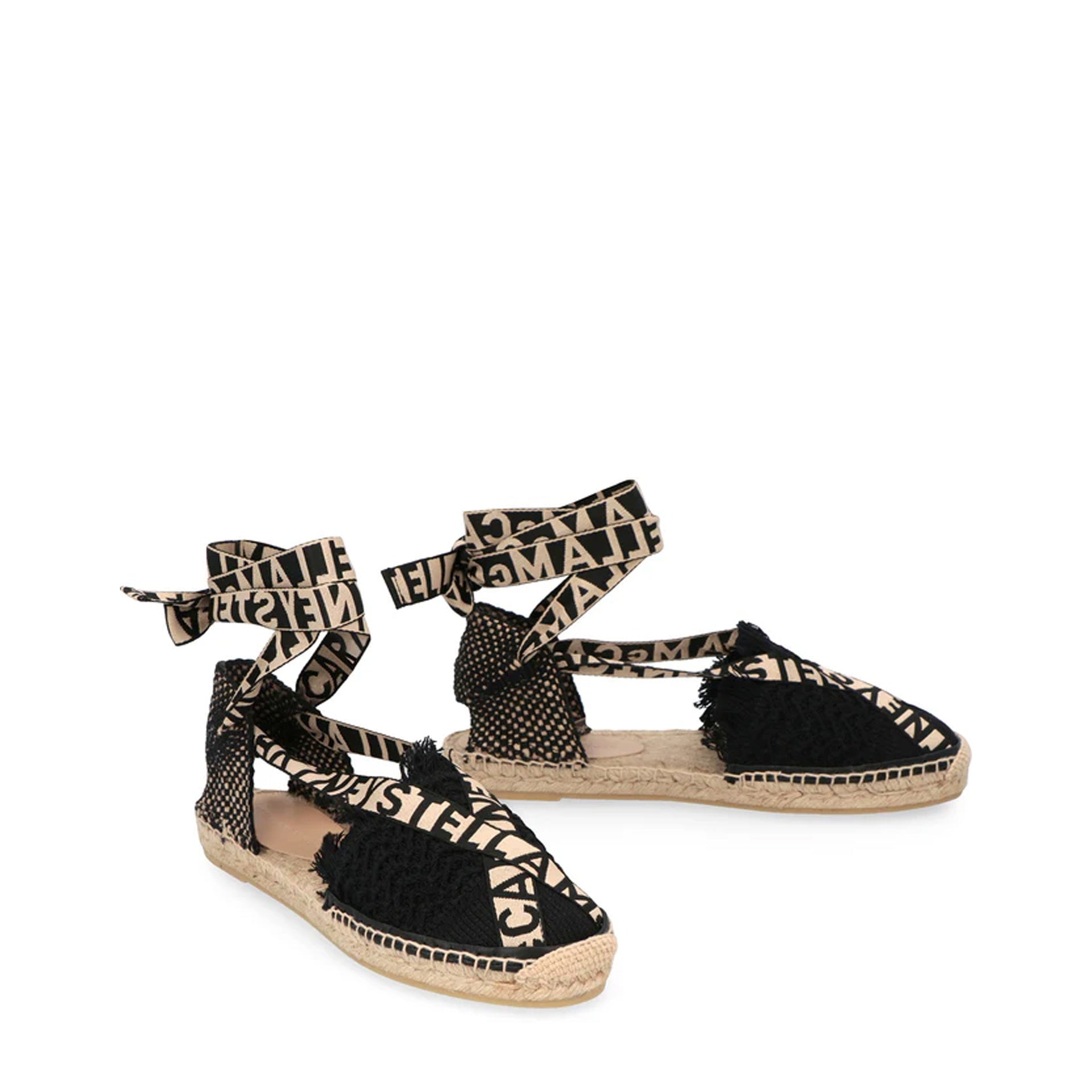 Espadrilles Stella Mccartney Gaia Canvas - Black - Femme