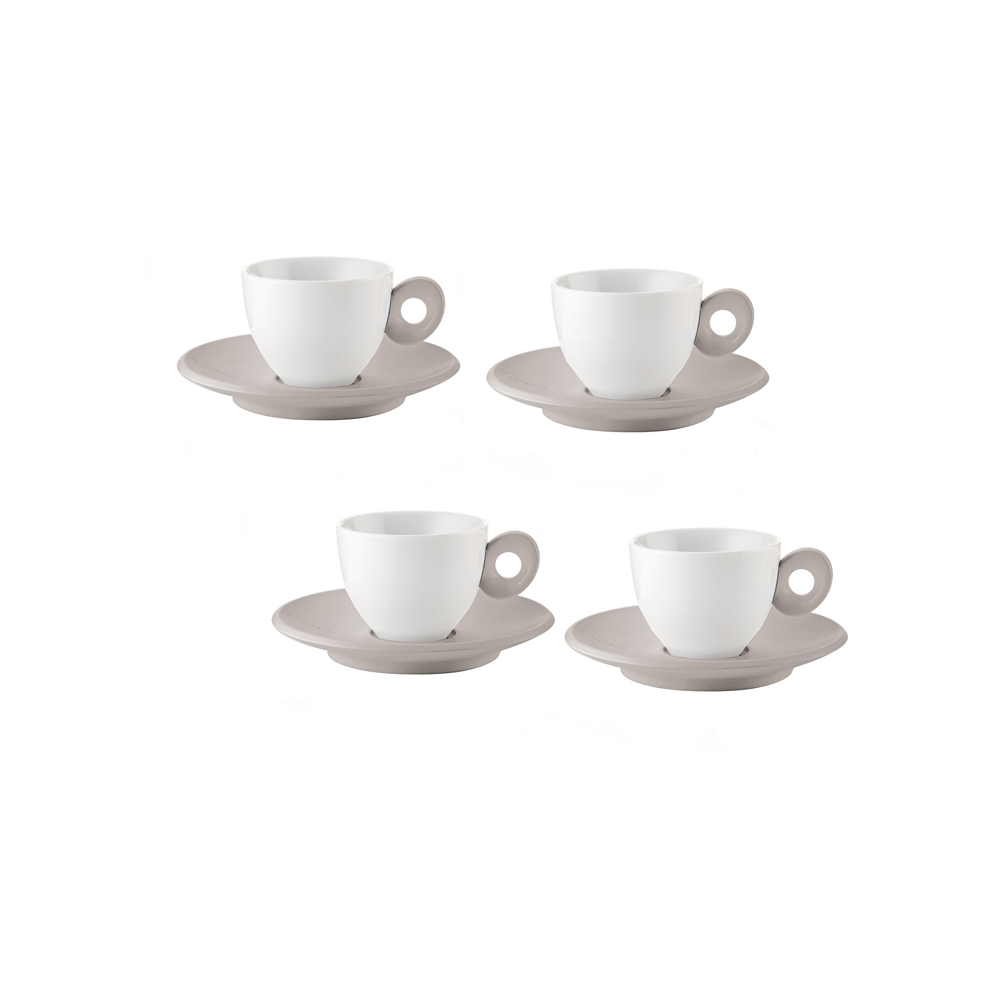 Set De 4 Tasses À Expresso Avec Soucoupes "Everyday"