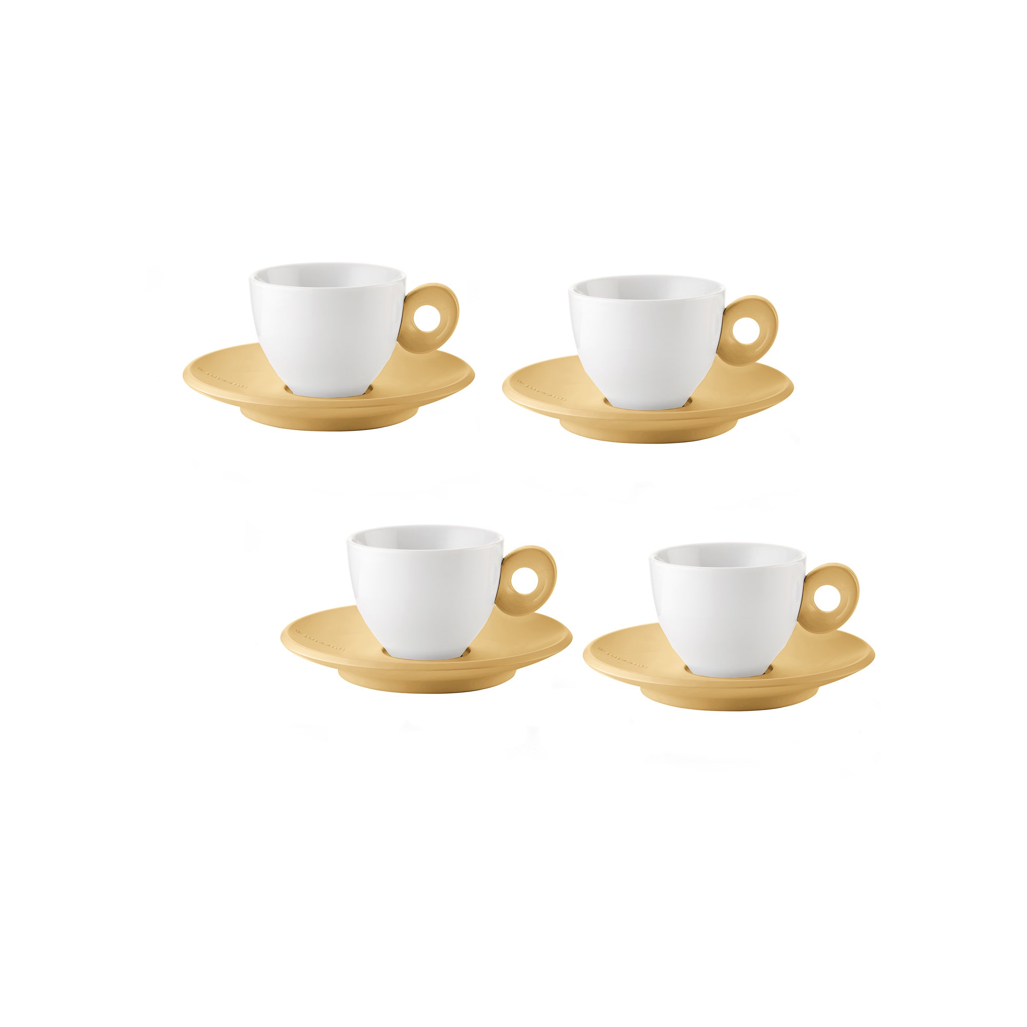 Set De 4 Tasses À Expresso Avec Soucoupes "Everyday"