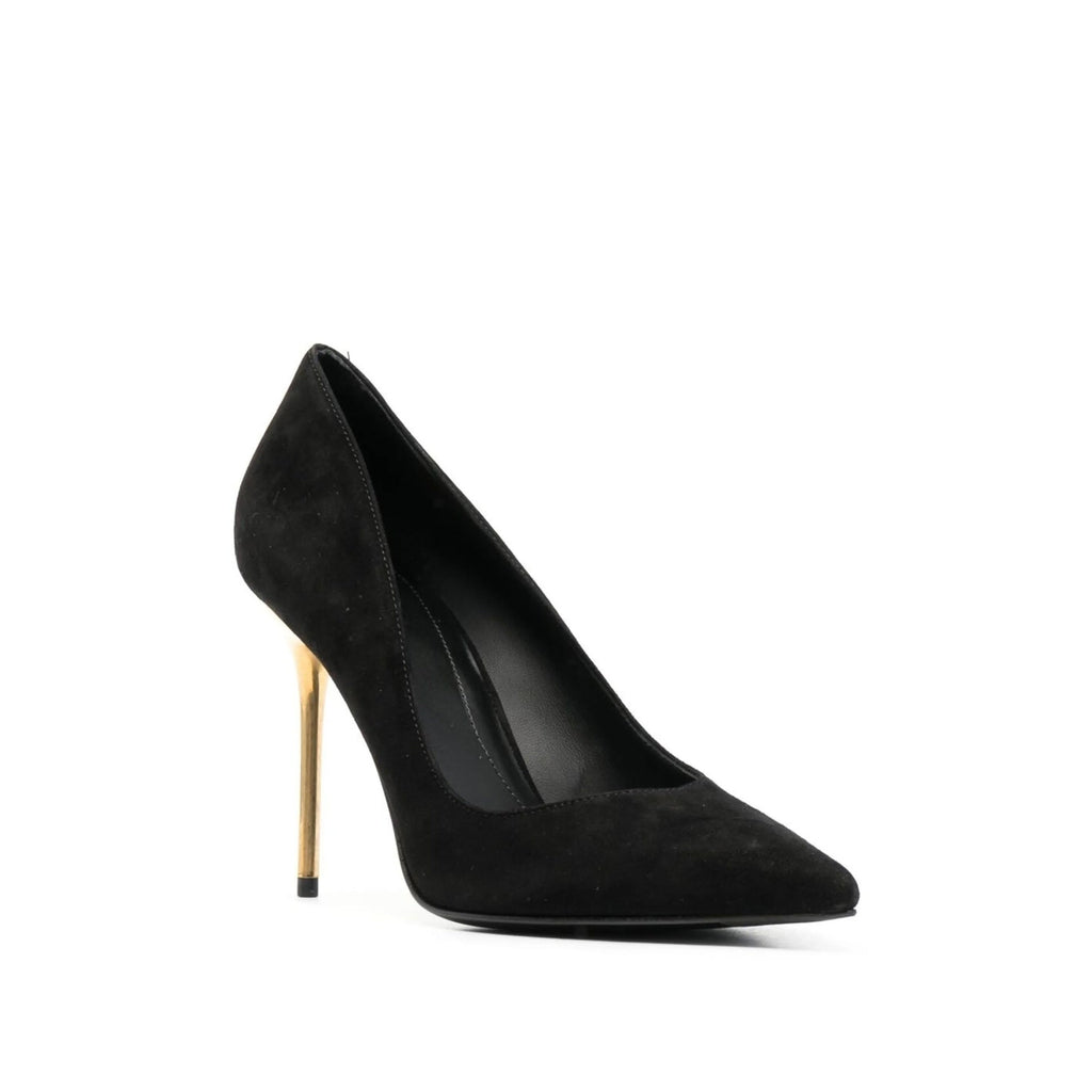 Escarpins Balmain Suede - Black - Femme