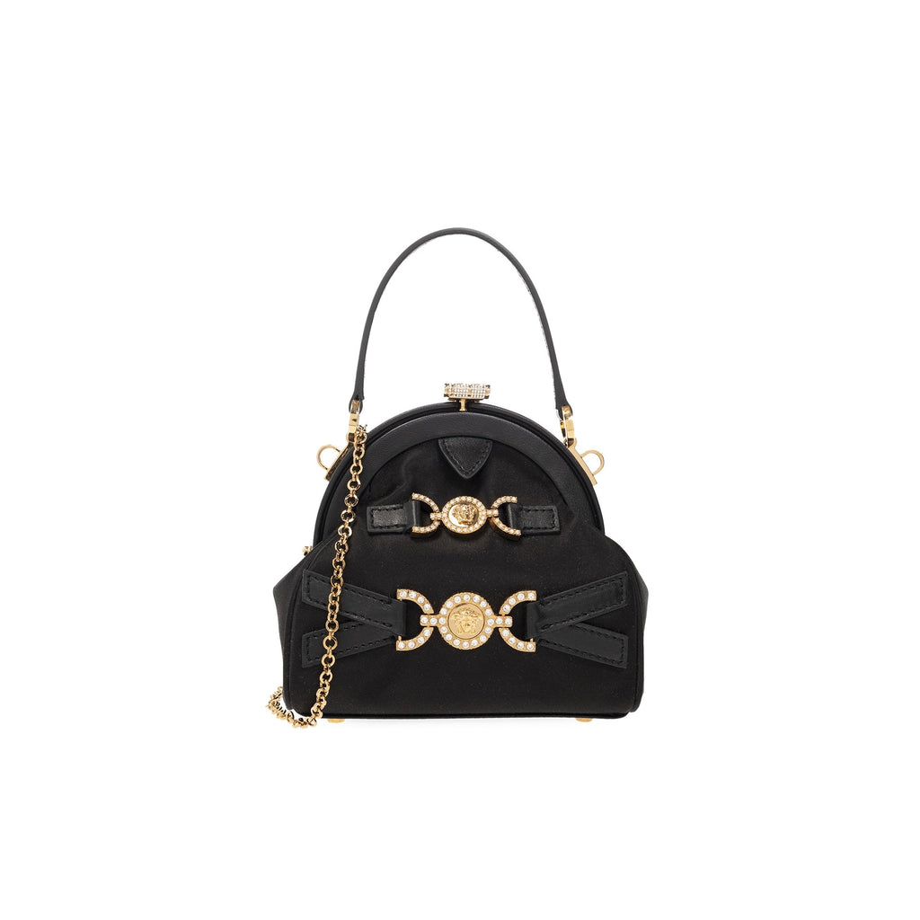 Versace Satin Mini Bag - Black - Femme