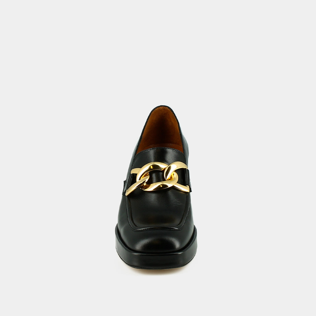 Jonak - Mocassins Valet Cuir  - Noir