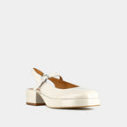 Jonak - Babies Verane Cuir Brillant - Ecru