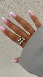 Bague Hammered Embrace
