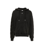 Sweatshirt Off-White St. Matthew Over Cotton Hoodie - Black - Homme