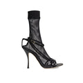 Dolce & Gabbana Fishnet Sandals - Black - Femme