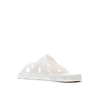 Gcds Rubber Logo Flats Sandals - White - Homme