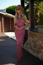 Robe En Lurex Nina - Vieux Rose