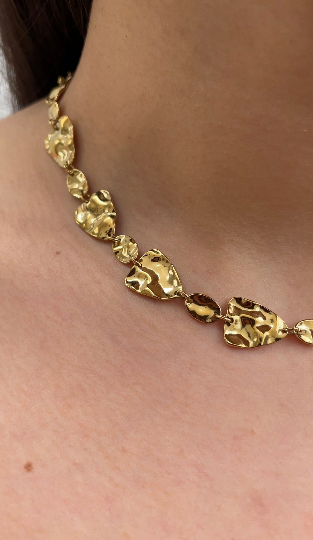 Collier Hammered