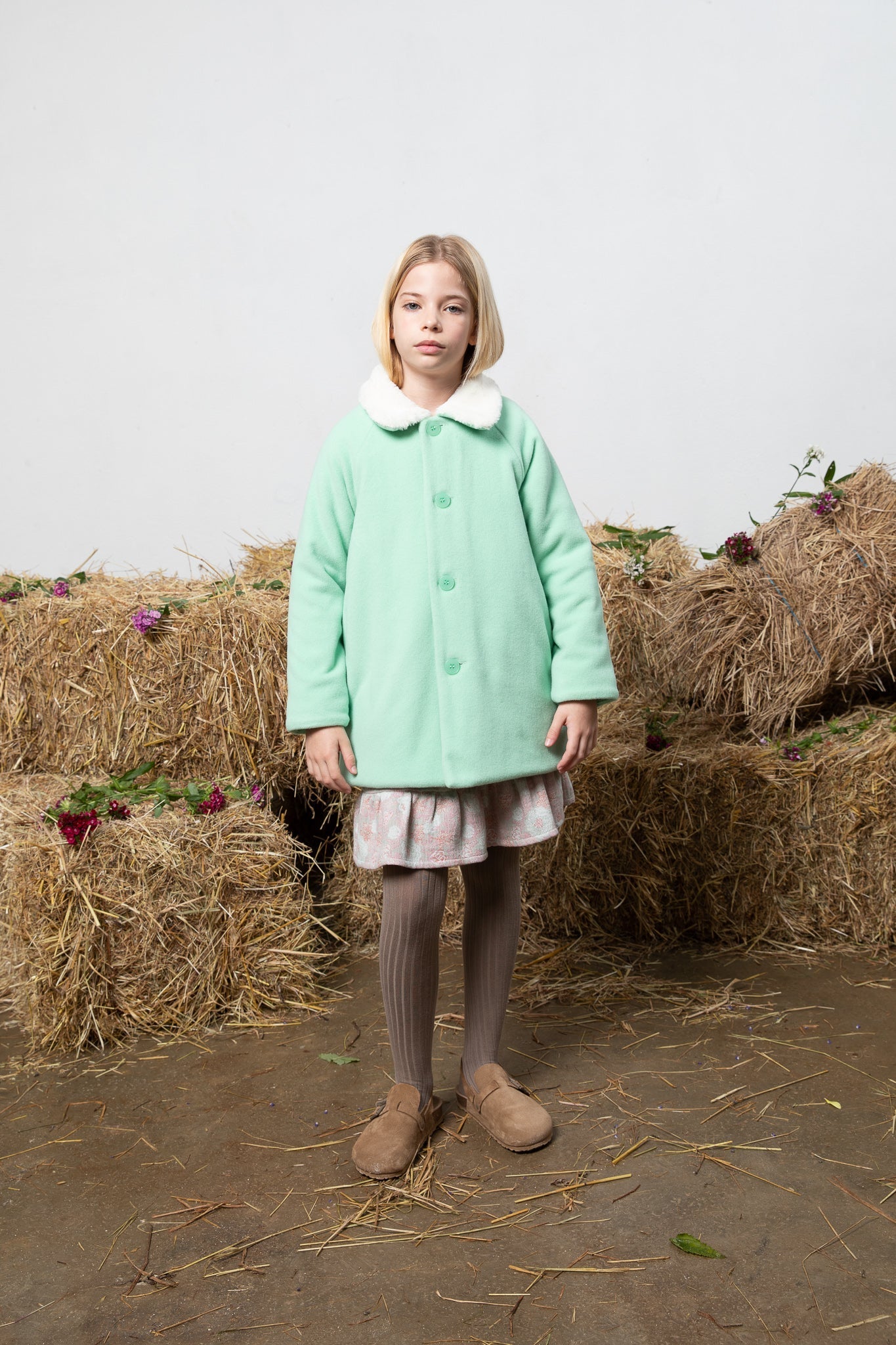 Manteau Luna Menthe D'Hiver - Enfant