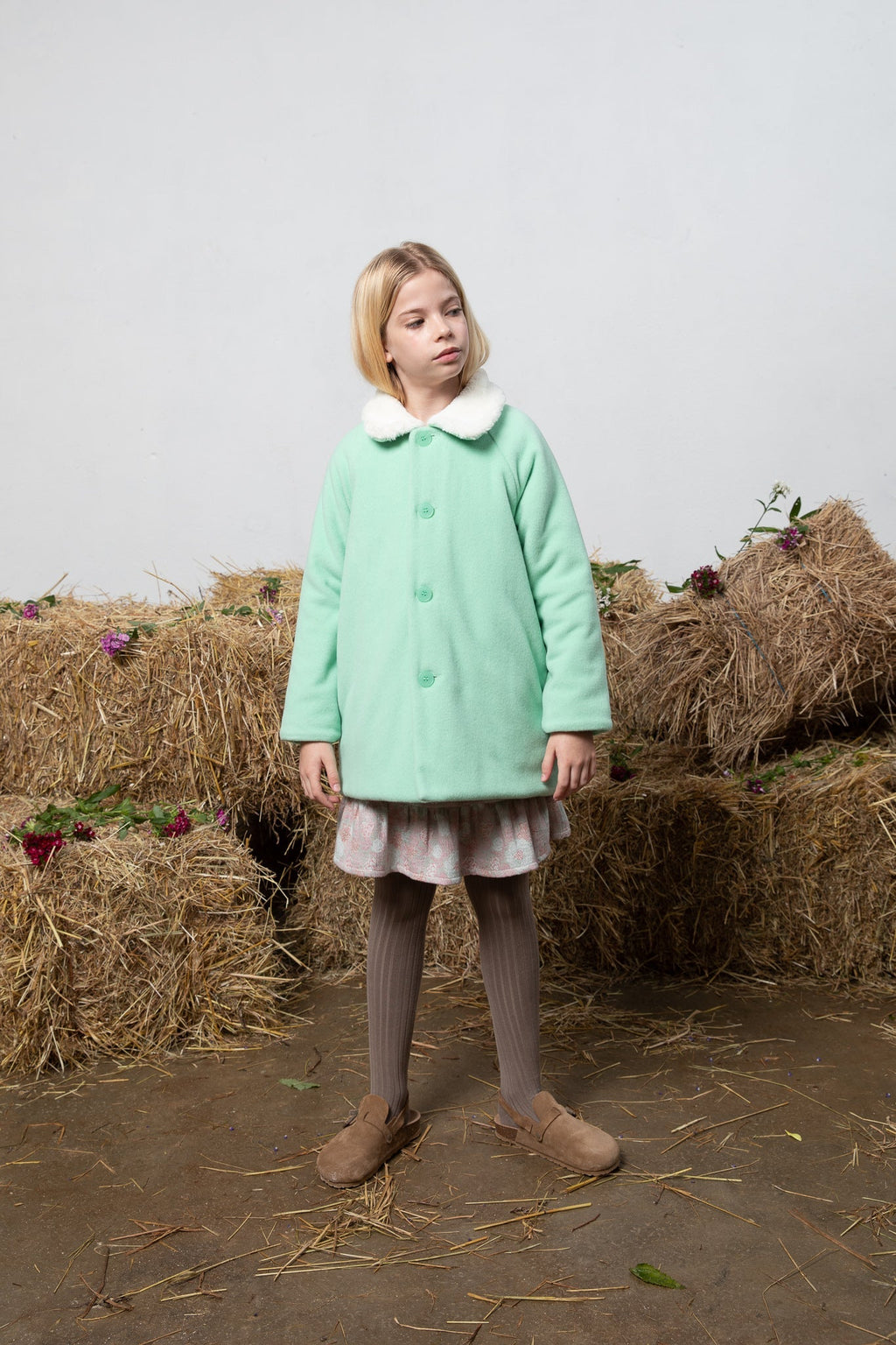 Manteau Luna Menthe D'Hiver - Enfant