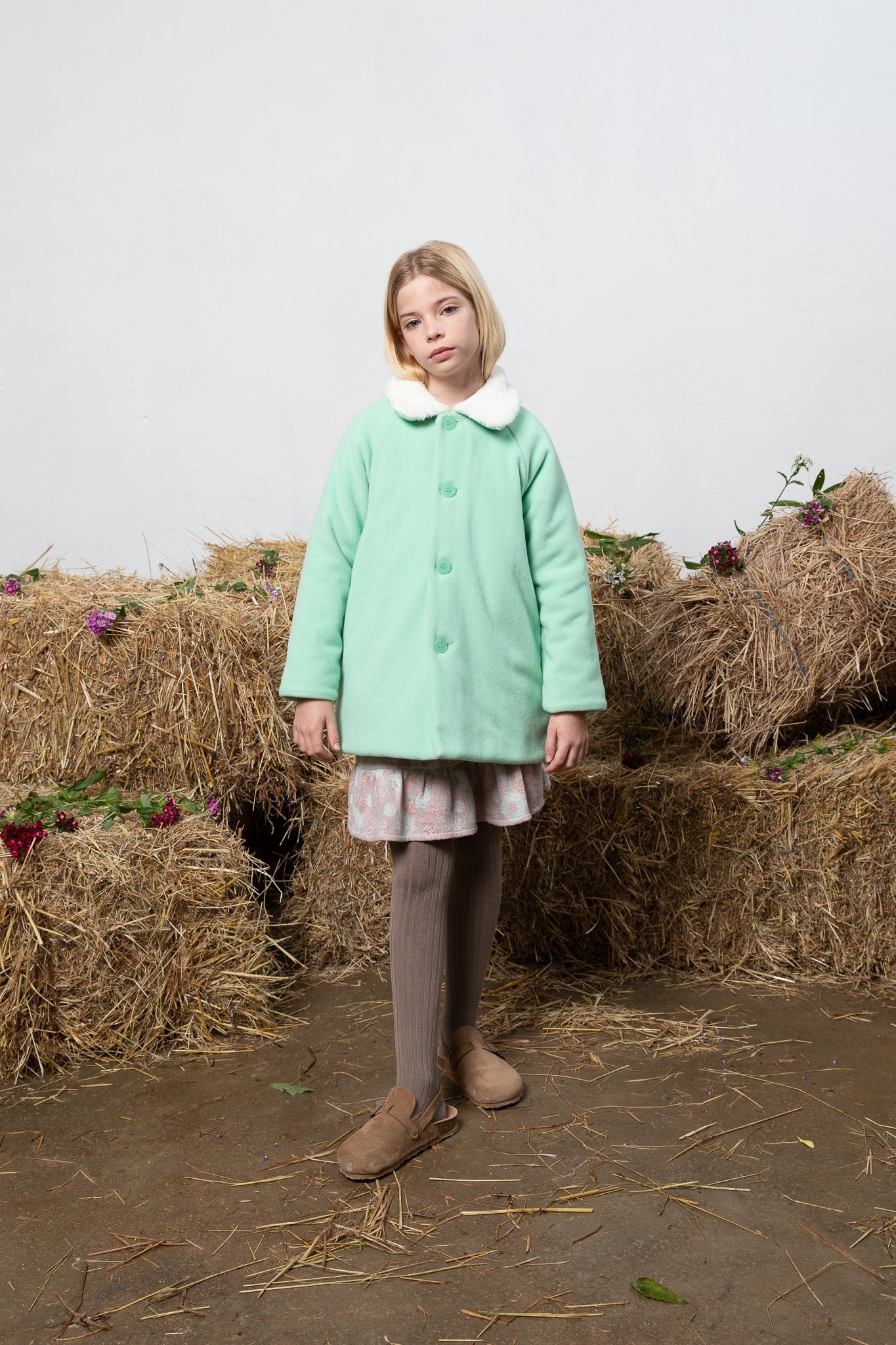 Manteau Luna Menthe D'Hiver - Enfant