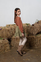 Blouse Eloise À Carreaux Multiples - Enfant