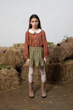 Blouse Eloise À Carreaux Multiples - Enfant