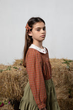 Blouse Eloise À Carreaux Multiples - Enfant